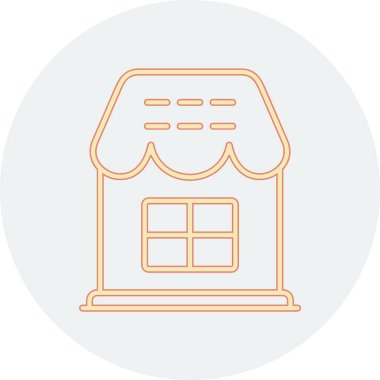 ev simgesi, vektör illüstrasyonu