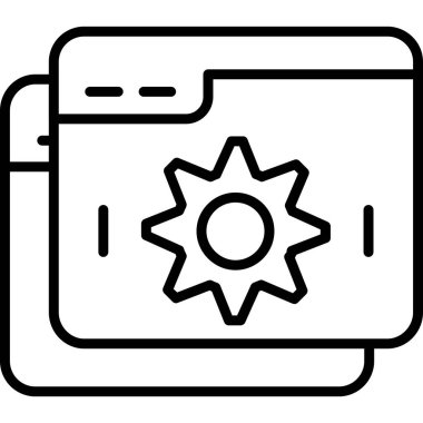 Kamera. Web simgesi basit illüstrasyon