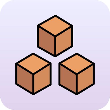 kutu simgesi vektör illüstrasyon tasarımı