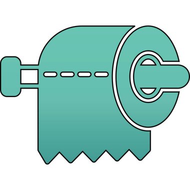 mavi dairesel testere ve dairesel testere simgesi