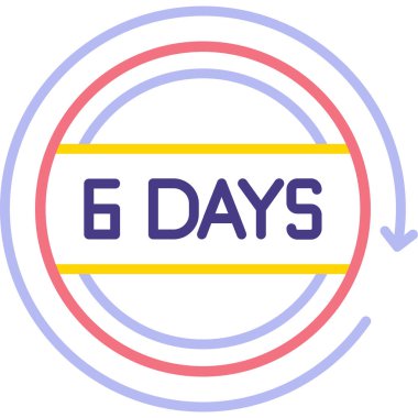 Dolu bir gün simgesi - özet biçimi