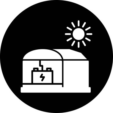 Modern bir simgenin vektör illüstrasyonu