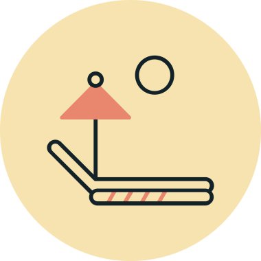 Bir kitap simgesinin vektör illüstrasyonu