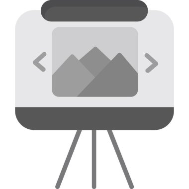 Fotoğraf çerçevesinin vektör simgesi