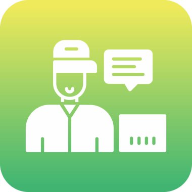 İnsan simgesinin vektör illüstrasyonu