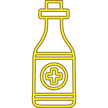 şişe simgesi vektör illüstrasyonu