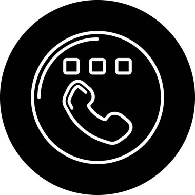 Telefon. Web simgesi basit tasarım