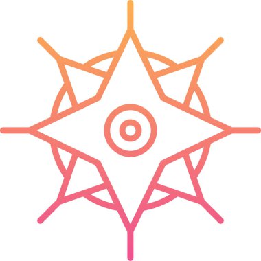 Pusula simgesi vektör resimlemesi