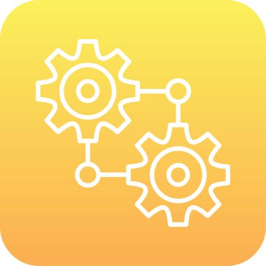 Kişisel ve ticari kullanım için vektör ayarı simgesi.