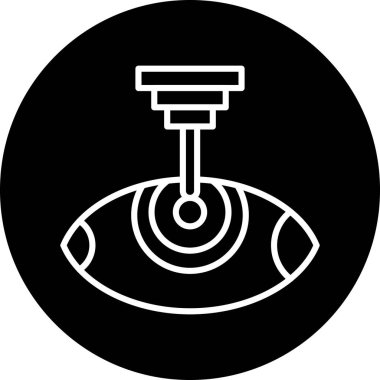 Göz simgesi vektör illüstrasyonu
