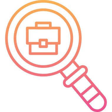 Arama simgesi vektör illüstrasyonu