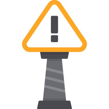 Dikkat uyarı simgesi ana hat biçiminde