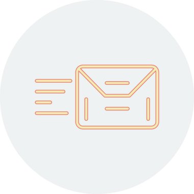 zarf simgesi vektör illüstrasyonu