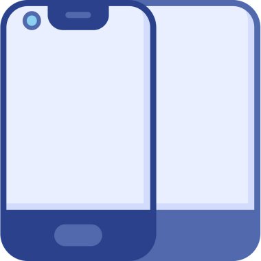 Telefon simgesi vektör illüstrasyonu