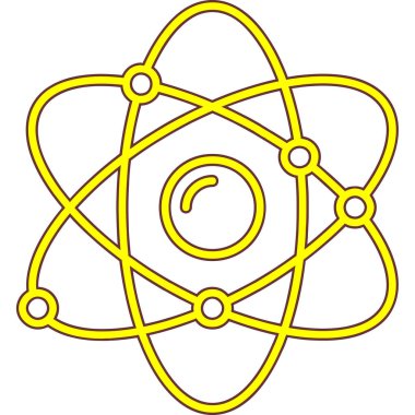 atom. Web simgesi basit tasarım