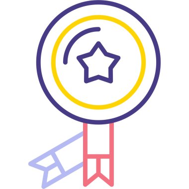 ödül madalya simgesi. vektör çizim