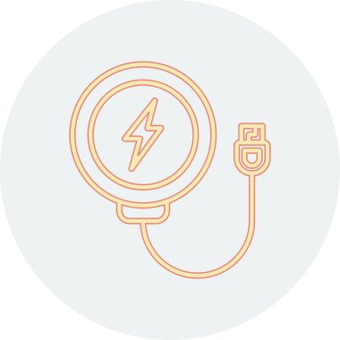 Tak vektör ince çizgi simgesi