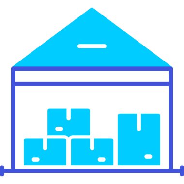 Kutu. Web simgesi basit illüstrasyon