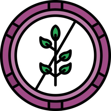 Yaprak. Web simgesi basit illüstrasyon