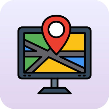 konum simgesi ile harita iğnesi