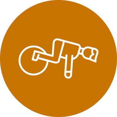 Modern oto tamir simgesinin vektör illüstrasyonu