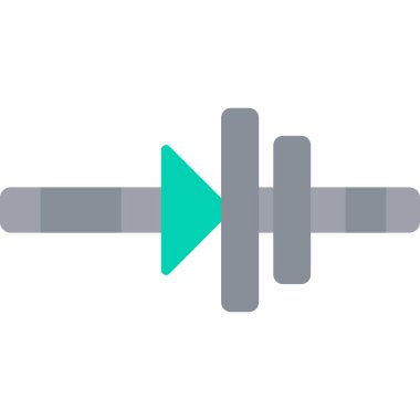 ses düz vektör simgesi