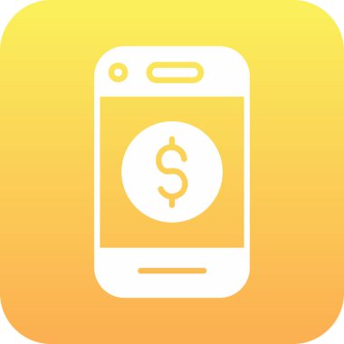 Dolar simgesi vektör illüstrasyonu