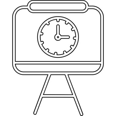 Çalar saat simgesi. beyaz arkaplanda izole edilmiş web tasarımı için saat saat vektör simgesi