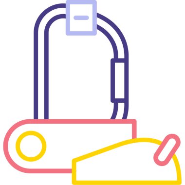 Modern araba tamir simgesinin vektör çizimi