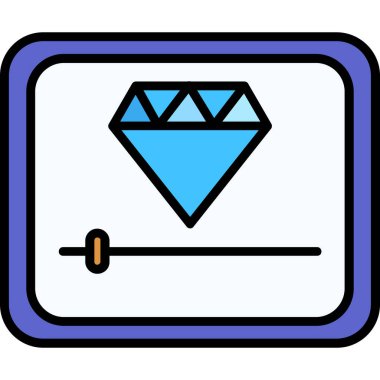 Elmas simgesi, özet biçimi