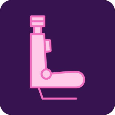 Projeniz için vektör mikroskobu simgesi