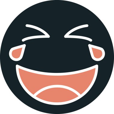 emoji. Web simgesi basit illüstrasyon