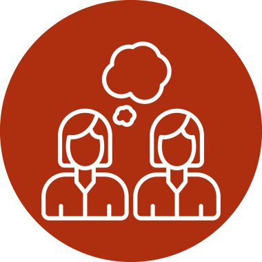 İnsanlar simgesi. Vektör çizim