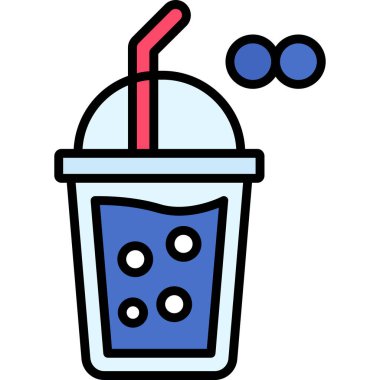 içki ikonu vektör illüstrasyonu