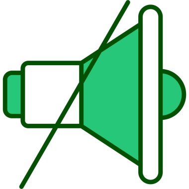 hoparlör simgesi. vektör çizim