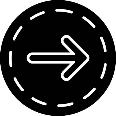 Ok. Web simgesi basit illüstrasyon