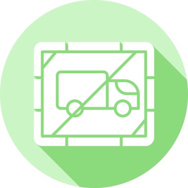 dağıtım simgesi. Basit resimleme