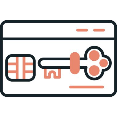 Kredi kartı vektör simgesi