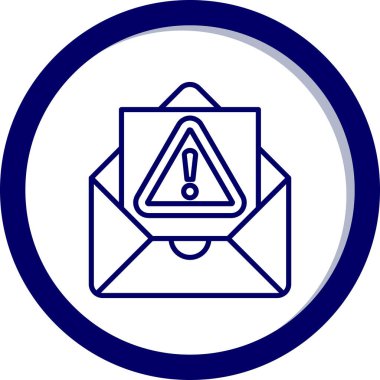 zarf simgesi vektör illüstrasyonu