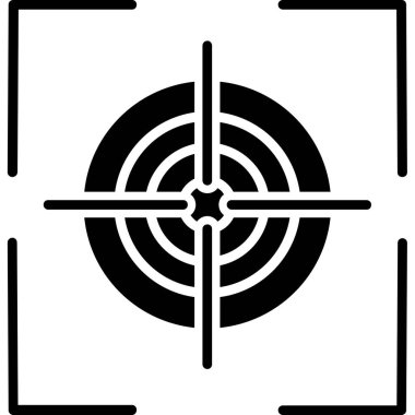 hedef simge vektör illüstrasyonu