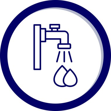 Su dokunun kutsal kişilerin resmi, vektör çizim