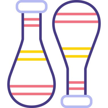 Modern bir simgenin vektör illüstrasyonu