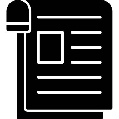 mikrofon simgesi vektör illüstrasyonu