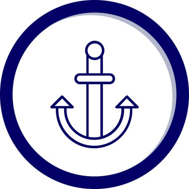 çapa simgesi vektör illüstrasyonu