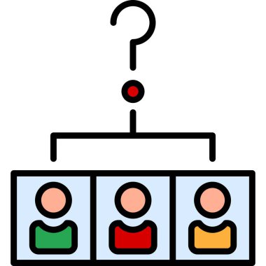 Sunum tahtası simgesi. Basit resimleme