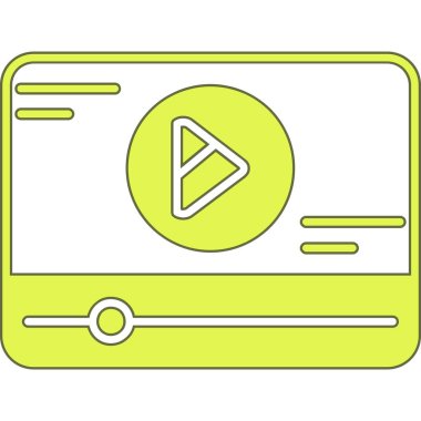 Modern müzik oynatıcısının vektör illüstrasyonu