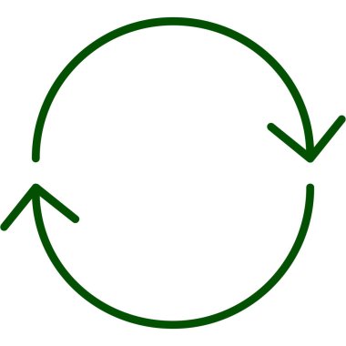 Vektör çizimi. Oklar. İkonum. daire