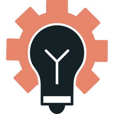 ampul simgesi, vektör illüstrasyonu