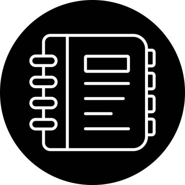 Veri depolamasının vektör simgesi, vektör illüstrasyonu