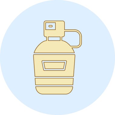 Bir şişenin vektör illüstrasyonu